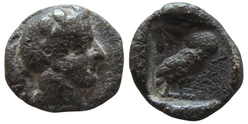 Attica. Athens. AR Drachm. 

Weight: 3.88 gm.
Struck circa 454-404 BC.
Obver...