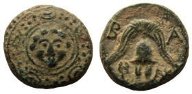 Cyprus. Salamis. Nikokreon. Circa 331-310 BC. AE 16 mm. In the types of Alexander III of Macedon.