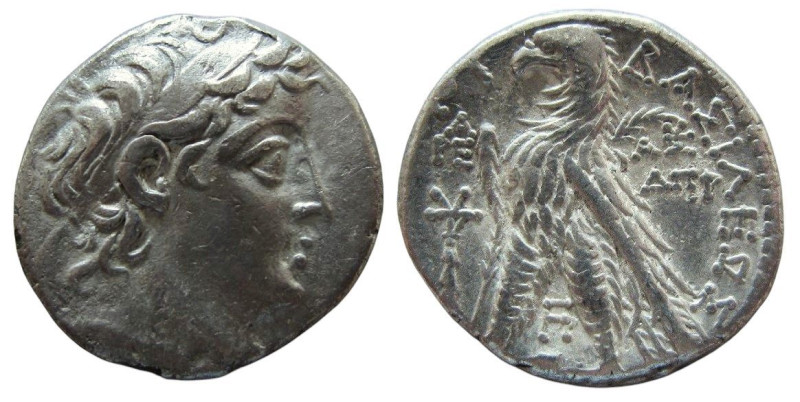 Seleukid Kingdom. Demetrios II Nikator. Second reign, 129-125 BC. AR Tetradrachm...