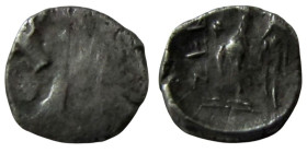 Judaea under Ptolemaic rule. Yehud. Ptolemy I Soter, 305-282 BC. AR Quarter Ma’ah – Obol. Jerusalem mint.