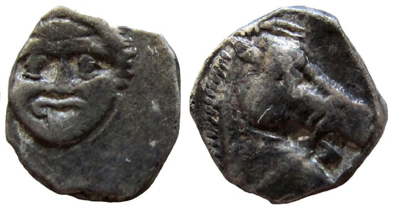 Samaria. "Middle Levantine" Series. AR Obol.

Weight: 0.45 gm. 
Struck circa ...