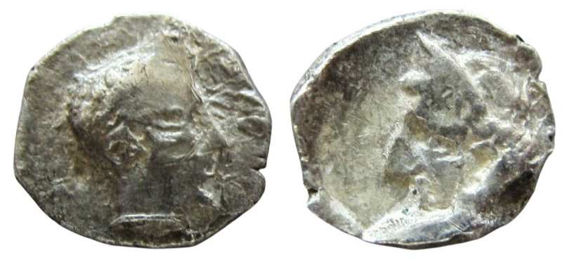 Samaria. Samarian-signed Series. AR Obol.

Weight: 0.77 gm. 
Struck circa 375...