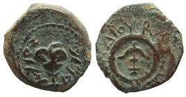 Judean Kingdom. Alexander Jannaeus, 104 - 76 BC. AE Prutah.