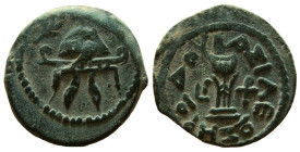 Judaea. Herod the Great, 40-4 BC. AE 8 Prutot.