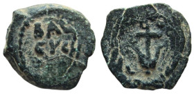 Judaea. Herod the Great, 40-4 BC. AE Prutah. Jerusalem mint.