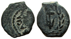 Judaea. Herod the Great, 40-4 BC. AE Prutah. Jerusalem mint.