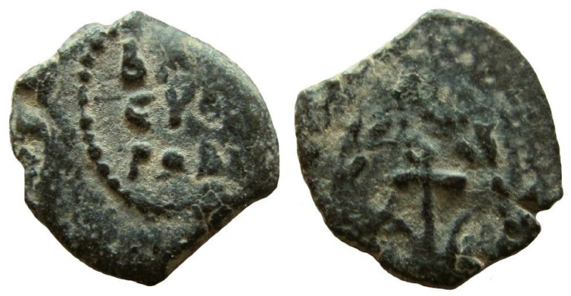 Judaea. Herod the Great, 40-4 BC. AE Prutah. Jerusalem mint.

14 mm. Weight: 1...
