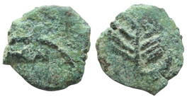 Judaea. Herod the Great, 40-4 BC. AE Half Prutah. Jerusalem mint.
