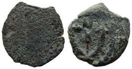Judaea. Herod Archelaus, 4 BC-6 AD. AE Prutah. Jerusalem mint.