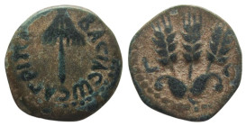 Judaea. Agrippa I, 37-43 AD. AE Prutah. Jerusalem mint.