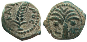 Judaea. Procurators. Coponius, 6-9 AD. AE Prutah.