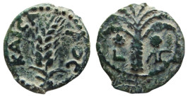 Judaea. Procurators. Coponius, 6-9 AD. AE Prutah.