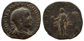 Gordian III, 238-244 AD. AE Sestertius. Rome mint.
