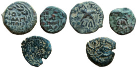 Judaea. Lot of 3 Prutot.