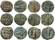 Lot of 6 prutot. Porcius Festus, 59-62 AD.