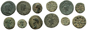 Syria. Lot of 6 Roman Provincial coins.