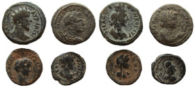 Decapolis. Philadelphia. Lot of 4 coins.