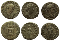 Lot of 3 AR Denarii.