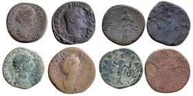 Lot of 4 AE Sestertii.