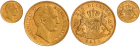 Bayern
Maximilian II., 1848-1864
Dukat 1850. 3,50 g. Auflage nur 1519 Ex. gutes vorzüglich, winz. Kratzer und min. Randfehler, sehr selten. Friedber...