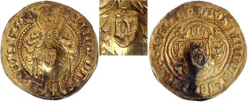 Braunschweig, Stadt
Goldgulden von Geldern, Arnold von Egmond, 1423-1473, mit Gegenstempel von Braunschweig auf der Vorderseite: Buchstabe b. 3,00 g....