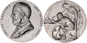 Dänemark
Christian IX., 1863-1906
Silbermedaille 1896 von Saabye und Jensen. 70. Geb. des Chemikers Julius Thomsen (1826-1909). 58 mm; 123,10 g. seh...