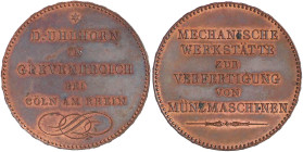 Frankreich
Louis Philippe I., 1830-1848
Probe in Kupfer (5 Francs) 1846, v. Uhlhorn/Grevenbroich. 37 mm, 21,49 g. vorzüglich/Stempelglanz. Mazard 11...