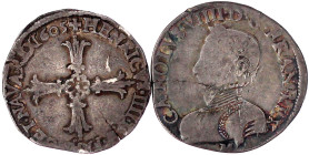 Frankreich
Lots
2 Stück: Henri IV. 1/4 Ecu 1605 und Charles IX. Teston 1567 M, Toulouse. sehr schön und schön/sehr schön