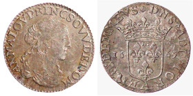 Frankreich-Dombes
Anne Marie Louise de Bourbon, 1650-1693
Luigino 1665. sehr schön/vorzüglich. Cammarano 045.