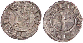 Griechenland-Athen
Gui II. de la Roche, 1287-1308
Denier Tournois, Theben. sehr schön. Metcalf 1067.