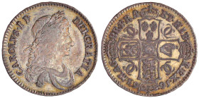 Grossbritannien
Charles II., 1660-1685
Halfcrown 1663. Anno Regni XV. 14,75 g. schön/sehr schön, kl. Randfehler. Seaby 3361.