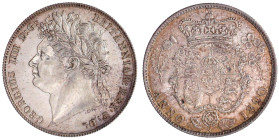 Grossbritannien
George IV., 1820-1830
Halfcrown 1820. fast vorzüglich. Seaby 3807.