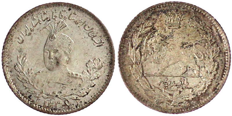 Iran
Sultan Ahmad Shah, 1909-1925 (AH 1327-1344)
500 Dinars AH 1334 = 1916. Au...