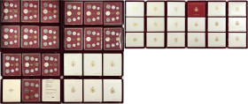 Italien-Kirchenstaat
Lots
2 Sammelschatullen mit Sammlung der Kursmünzensätze von 1963 bis 2001. 41 Sätze (1975 doppelt vorhanden). Stempelglanz