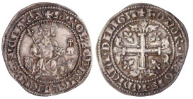 Italien-Neapel
Robert von Anjou, der Weise, 1309-1343
Gigliato o.J. König auf Löwenthron v.v./Jerusalemkreuz mit Lilien i. d. Winkeln. sehr schön/vo...