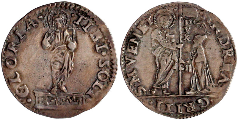 Italien-Venedig
Andrea Gritti, 1523-1538
Mocenigo o.J.(1527). sehr schön. Gamb...