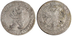 Schweiz-St. Gallen
Reichstaler 1621. 28,05 g. schön/sehr schön. Davenport. 4677. HMZ 2-897b. Divo/Tobler 1400.
