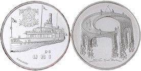Schweizerische Eidgenossenschaft
2 X 20 Franken Silber: 2019 Dampfschiff Blümlisalp und 2021 Illusion-Viadukt. Jeweils im Originaletui mit Zertifikat...
