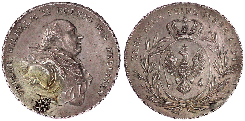 Brandenburg-Preußen
Friedrich Wilhelm II., 1786-1797
Konventionstaler 1794. Fü...