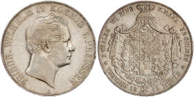 Brandenburg-Preußen
Friedrich Wilhelm IV., 1840-1861
Vereinsdoppeltaler 1842 A. sehr schön, kl. Randfehler und Kratzer. Jaeger 71. Thun 253. AKS 69....