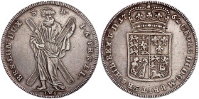 Braunschweig-Calenberg-Hannover
Georg III., 1760-1820
Ausbeutetaler 1762 IWS, Clausthal (Johann Wilhelm Schlemm), St. Andreas. 30,03 g. sehr schön. ...