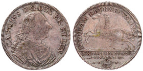 Braunschweig-Wolfenbüttel
Karl I., 1735-1780
2/3 Taler 1765 IDB, Braunschweig. Springendes Ross. Kleineres Brb. sehr schön. Welter 2733. Knyphausen ...