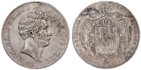 Braunschweig-Wolfenbüttel
Wilhelm, 1831-1884
Doppeltaler 1843 CvC. sehr schön, Henkelspur und kl. Kratzer. Jaeger 245. Thun 118. AKS 72.