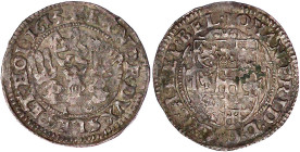 Bremen-Erzbistum
Johann Friedrich, 1596-1634
Doppelschilling 1615, Bremervörde. sehr schön. Jungk 337.