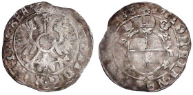 Corvey
Johann Christoph von Brambach, 1620-1624, 1629-1638
Kipper 12 Kreuzer (Doppelgroschen) 1621, Höxter. schön/sehr schön, Prägeschwäche, selten....