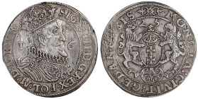 Danzig, Stadt
Sigismund III., 1587-1632
Ort (1/4 Taler) 1625. sehr schön, Kratzer, Randfehler. Gumowski 1393.