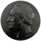 Personenmedaillen
Goethe, Johann Wolfgang von *1749 Frankfurt, +1832
Eins. Eisengussplakette o.J., unsign. der Ilsenburger Hütte (Harz). Kopf l. Rev...
