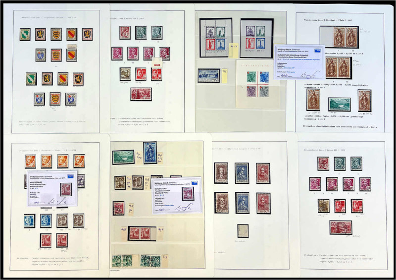 Lots und Sammlungen
Deutschland (alphabetisch)
Französische Zone 1945-1949 **/...