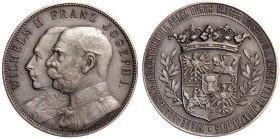 Das geplante Königreich Polen
Silbermedaille 1916 v. Mayer & Wilhelm, auf die "Wiedererstehung des Königreiches Polen". 33 mm, 14,52 g. vorzüglich/St...