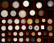 Lots allgemein
Hochwertige Sammlung von 41 versch. Münzen. Deutsch-Neuguine 1894 mit 5, 2, 1 und 1/2 Mark, 10, 2 und 1 Pf. Deutsch-Ostafrika mit 2 Ru...